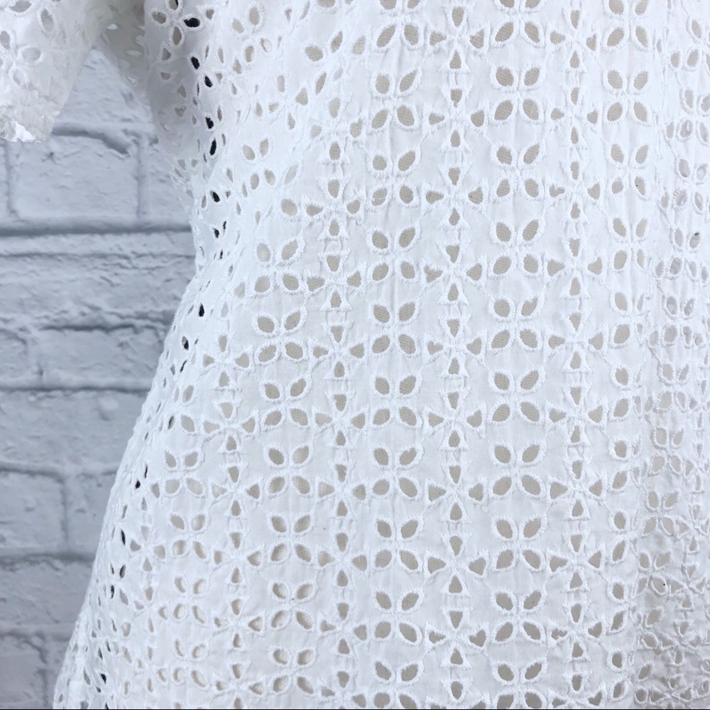 Lucky Brand White Eyelet Blouse - Picture 3 of 7
